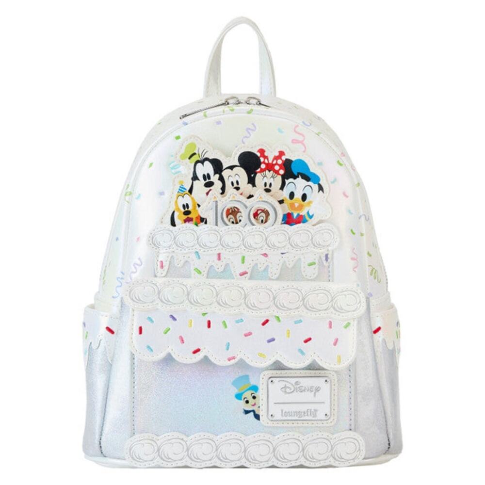 Loungefly Disney 100 Celebration Cake Mini Backpack NWT